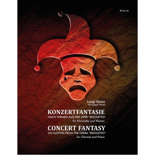 Concerto Fantasia On Rigoletto Clarinet/Piano (Softcover Book)