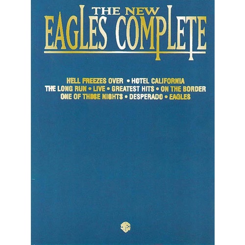 New Eagles Complete PVG Book