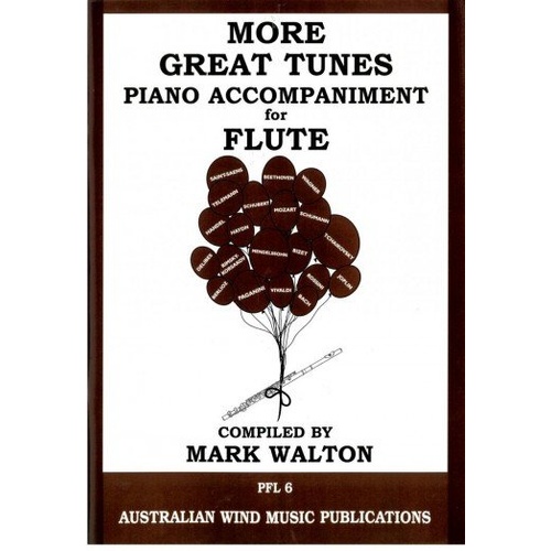 More Great Tunes Piano Accompaniment for Flute by Mark Walton