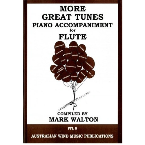 More Great Tunes Piano Accompaniment for Flute by Mark Walton