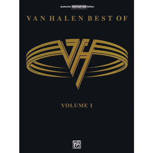 Van Halen Best Of Vol 1 Guitar TAB Book