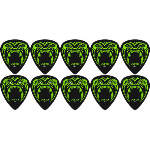 10 x Jim Dunlop JAMES HETFIELD Black Fang 0.94mm Ultex Guitar Picks Metallica