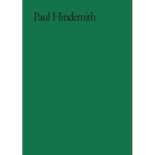Hindemith - Mathis Der Maler Part A Score Book