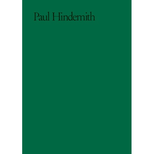 Hindemith - Works For Wind Orchestra Full Score Score