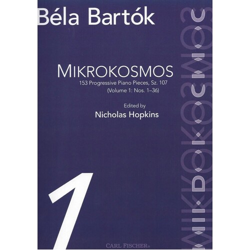 Bartok - Mikrokosmos Vol 1 (Softcover Book)