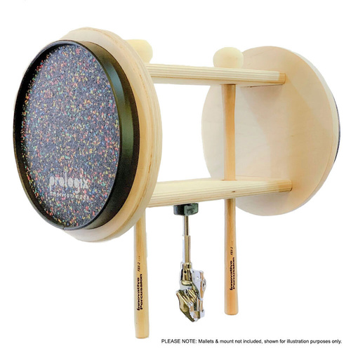 Pro Logix Marching Series Vortex Bass Drum Practice Pad Unit 14"