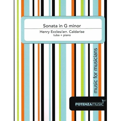 Eccles - Sonata In G Minor Tuba/Piano Book