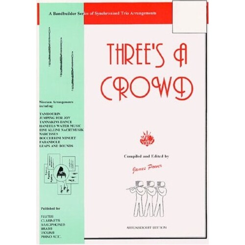 Threes A Crowd Book 3 Brass Trios Book