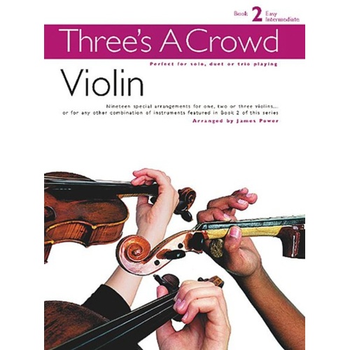 Threes A Crowd Book 2 Violin Trios Revised (Softcover Book)