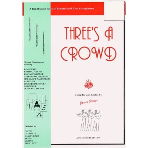 Three's A Crowd Book 3 - Violin Trios by James Power