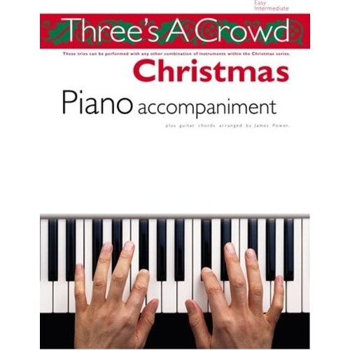 Threes A Crowd Xmas Piano Acc Book