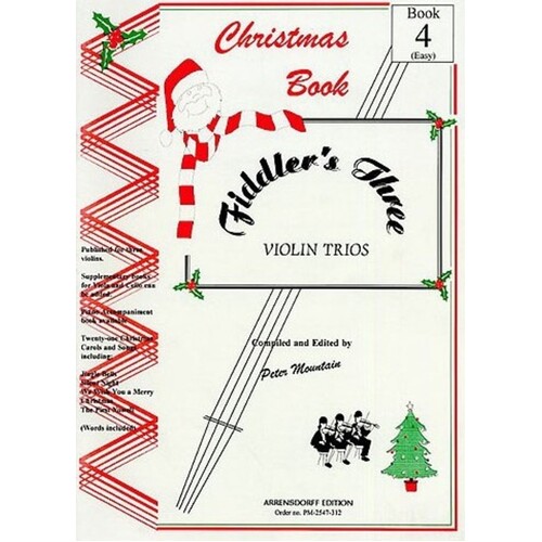 Fiddlers Three Xmas Violin Book