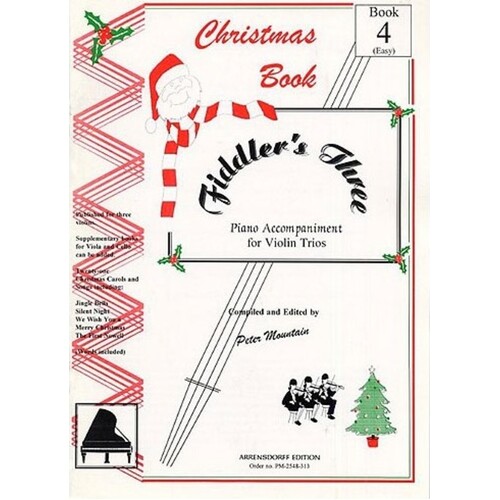 Fiddlers Three Xmas Piano Acc Book