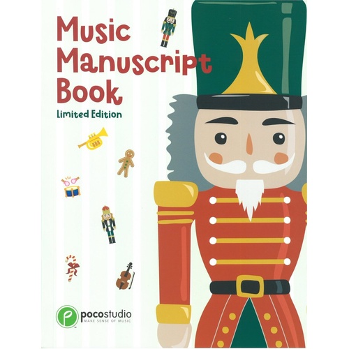 Poco Music Manuscript Book Limited Edition Green 32 Pages