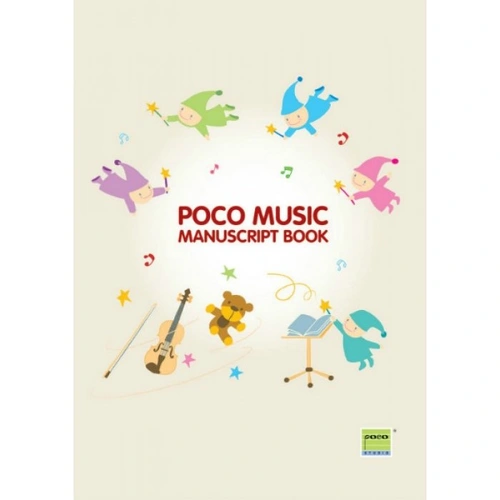 Poco Music Manuscript Book A4 8-Stave