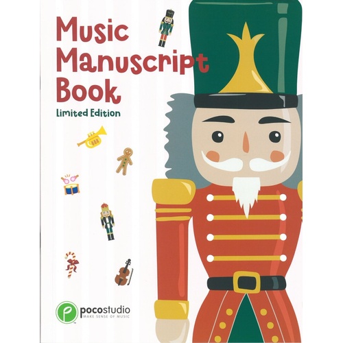 Poco Music Manuscript Book Limited Edition Pink 32 Pages 10 Staves per Page
