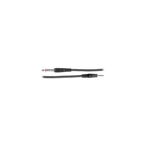 AMS PMS35 006 Ft 3.5 Stereo To 6.3 Mono Male Cable Black