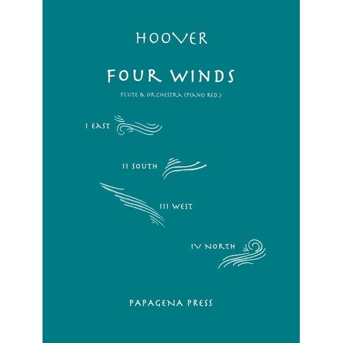 Hoover - Four Winds Flute/Piano (Softcover Book)