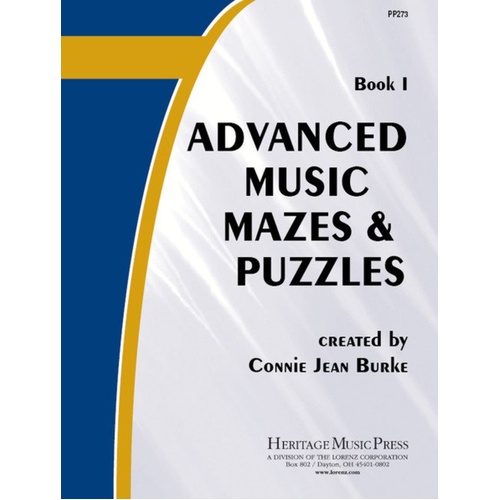 Advanced Music Mazes and Puzzles Book 1