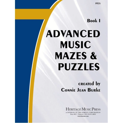 Advanced Music Mazes and Puzzles Book 1