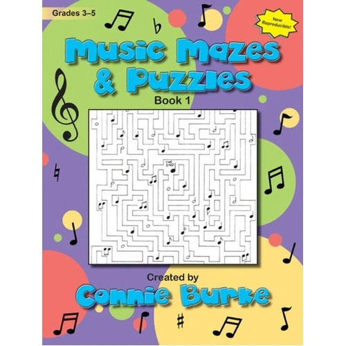 Music Mazes and Puzzles Book 1