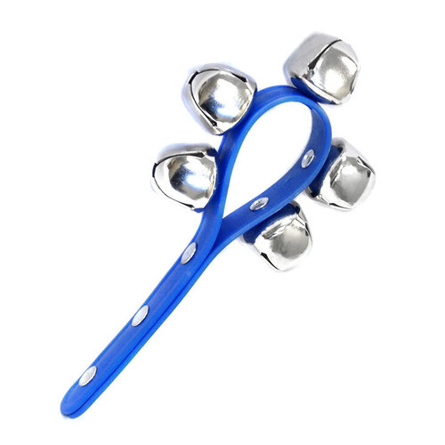 Percussion Plus 5-Sleigh Bells on Plastic Handle Sound Effect