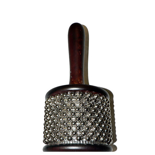 Percussion Plus Small Cabasa - Wine Red with Nickel-plated Beads
