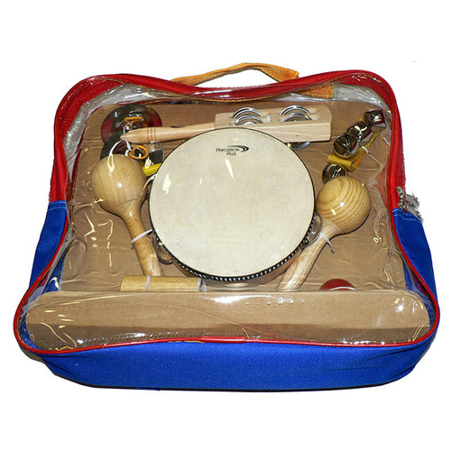 Percussion Plus 9-Piece Percussion Set with Carry Bag