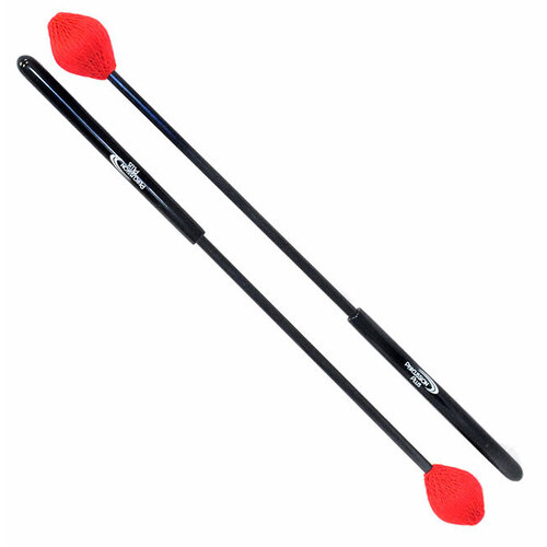 Percussion Plus Marimba Mallets - 29mm Head, 350mm Length, Fiberglass Handles, Soft Head, Sold as a Pair