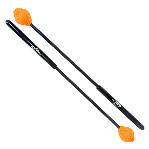 Percussion Plus Marimba Mallets - 29mm Head, 350mm Length, Fiberglass Handles, Sold as a Pair