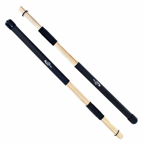 Percussion Plus Wooden Drum Rods Pair (15mm Head, 400mm Length)