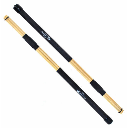 Percussion Plus Bamboo Drum Rods with Foam Core, 15mm Head, 400mm Length, Sold as a Pair