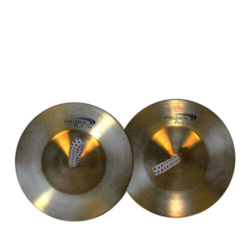 Percussion Plus Finger Cymbals 9cm with Straps for Hand Percussion Sound Effects