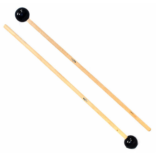 Percussion Plus Xylo/Glock Mallets - 30mm Head, 380mm Length, Maple/Rattan Handles, Sold as a Pair