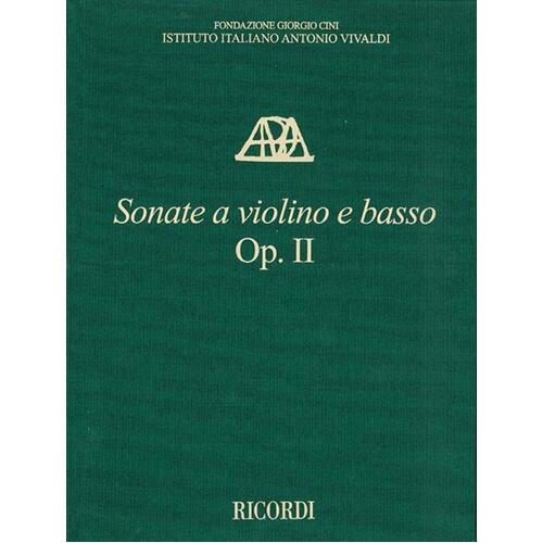 Vivaldi Sonatas Op 2 Violin Full Score (Softcover Book)