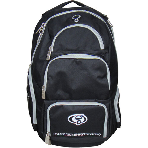 Protection Racket Business Backpack Utility Case 45cm x 35cm x 20cm, 2 Side Pockets, 3 Front Pockets, Earphone Channel, 1.0 kg