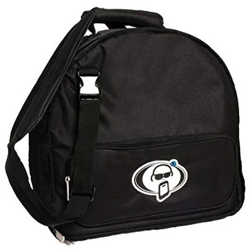 Protection Racket Deluxe Bodhran Bag, Black, 16" with Multi Tipper Holder and Waterproof Fabric