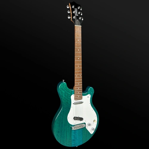 Pratley AP11 Double Cut Solid Body Electric Guitar - Natural Blue [PRAP11-NB]