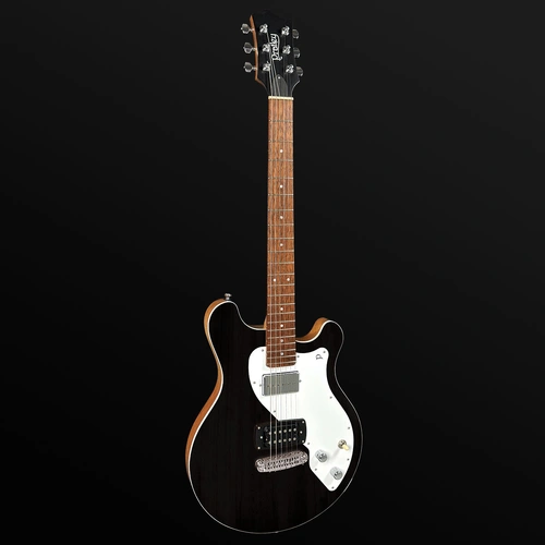 Pratley AP92 Double Cut Solid Body Electric Guitar - Transparent Midnight Black [PRAP92-TMB]