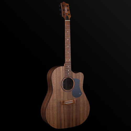 Pratley Classic Series Dreadnought Cutaway Acoustic Guitar All Solid Blackwood PRD-SC-BWBW