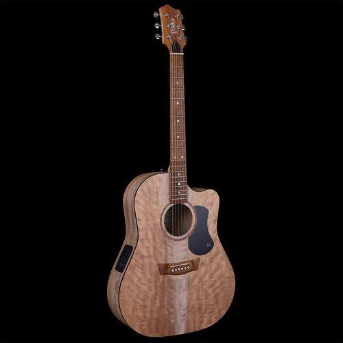 Pratley Classic Series Dreadnought Cutaway Acoustic Guitar Solid Maple Top & B/S, AA Grade Teak Fretboard, L.R. Baggs StagePro Pickup