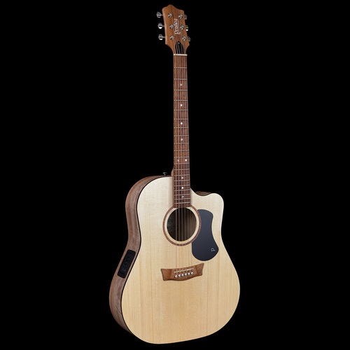 Pratley Classic Series Dreadnought Cutaway Acoustic Guitar - Solid Spruce Top, Solid Queensland Maple B/S, Australian Blackwood Headstock Cap