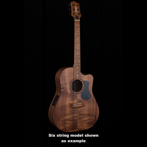 Pratley Classic Series Dreadnought Cutaway 12 String Acoustic Guitar - Solid Blackwood Top, Solid Blackwood Back & Sides, PRD12-SCE-BWBW