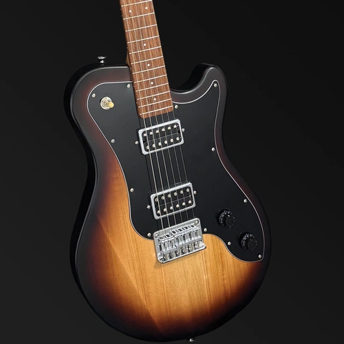 Pratley DVR Single Cutaway Solid Qld Blue Fig Body Electric Guitar in Fig Burst PRDVR-22-FBB