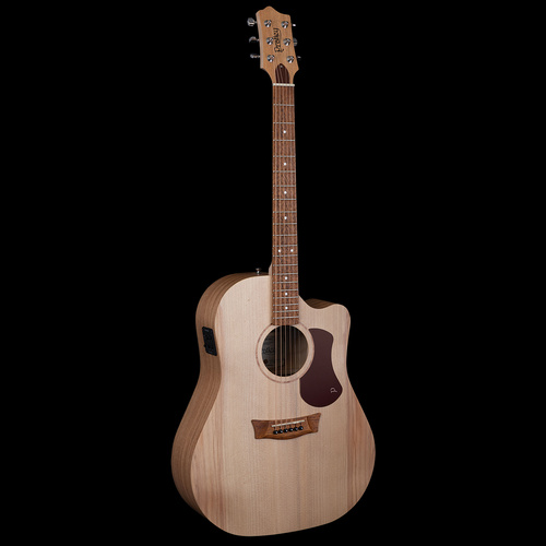 Pratley Entertainer Dreadnought Cutaway Acoustic Guitar Solid Maple B/S Bunya Top with Fishman Pickup
