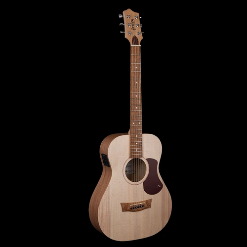 Pratley Entertainer Mini OM All Solid Maple Acoustic Guitar with Bunya Top and Fishman Pickup