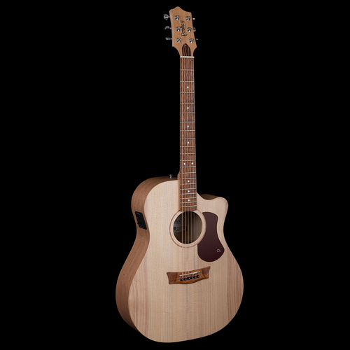 Pratley Entertainer OM Cutaway Acoustic Guitar Solid Maple B/S Bunya Top with Fishman Pickup
