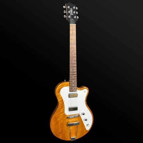 Pratley Indigo Single Cutaway Solid Body Electric Mini Humbuckers Natural Amber PRINDI-M22-NA