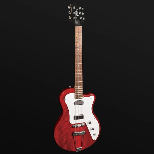 Pratley Indigo Single Cutaway Solid Body Electric Guitar with Mini Humbuckers Natural Red [PRINDI-M22-NR]