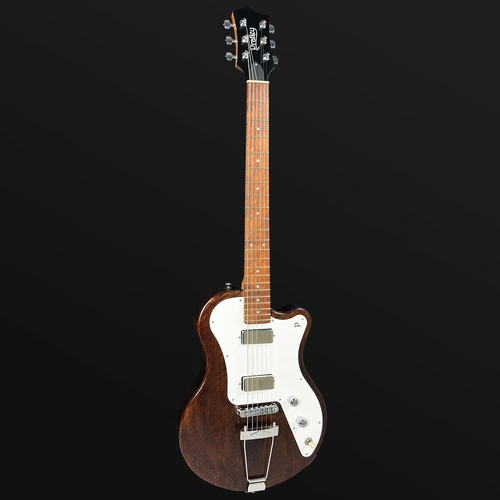 Pratley Indigo Single Cutaway Solid Body Electric Guitar with Mini Humbuckers Natural Walnut [PRINDI-M22-NW]